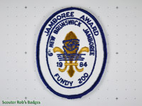1984 - 6th New Brunswick Jamboree - Jamboree Award